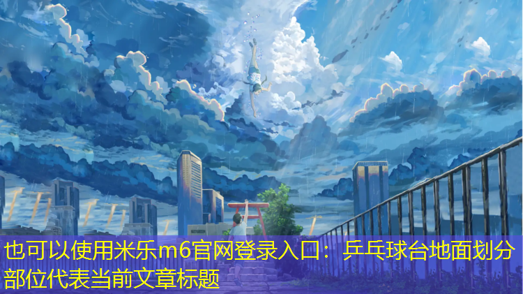 米樂(lè )m6官網(wǎng)登錄入口：乒乓球臺地面劃分部位